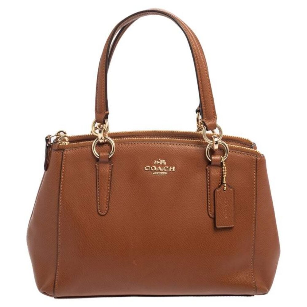 Coach Brown Leather Mini Christie Carryall Satchel